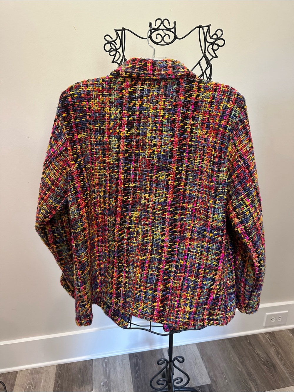 Chico's Multicolor Button-Front Jacket - Picture 2 of 6